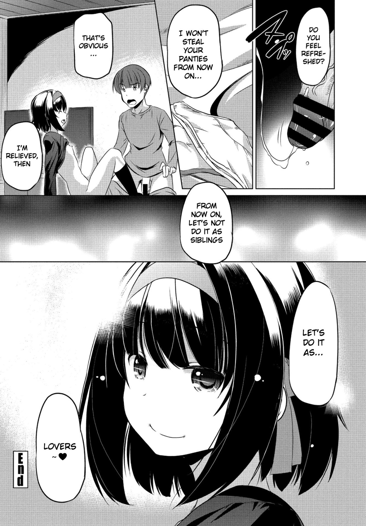 Hentai Manga Comic-You Think It's Okay To Use My Panties Because I'm Your Sister!?-Read-20